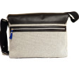 MESSENGER  BIKER Black Leather